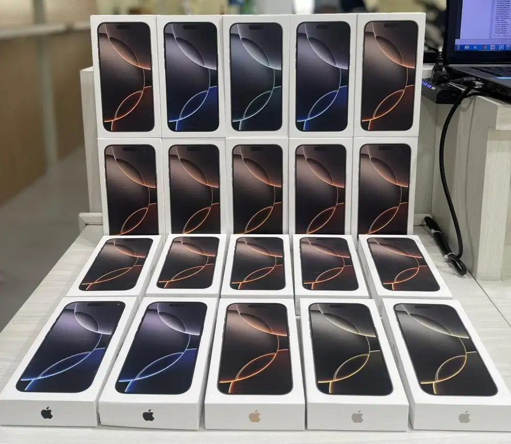 Baru...IPhone 16 Pro Max 256Gb Grs Resmi (Warna : Desert Titanium)