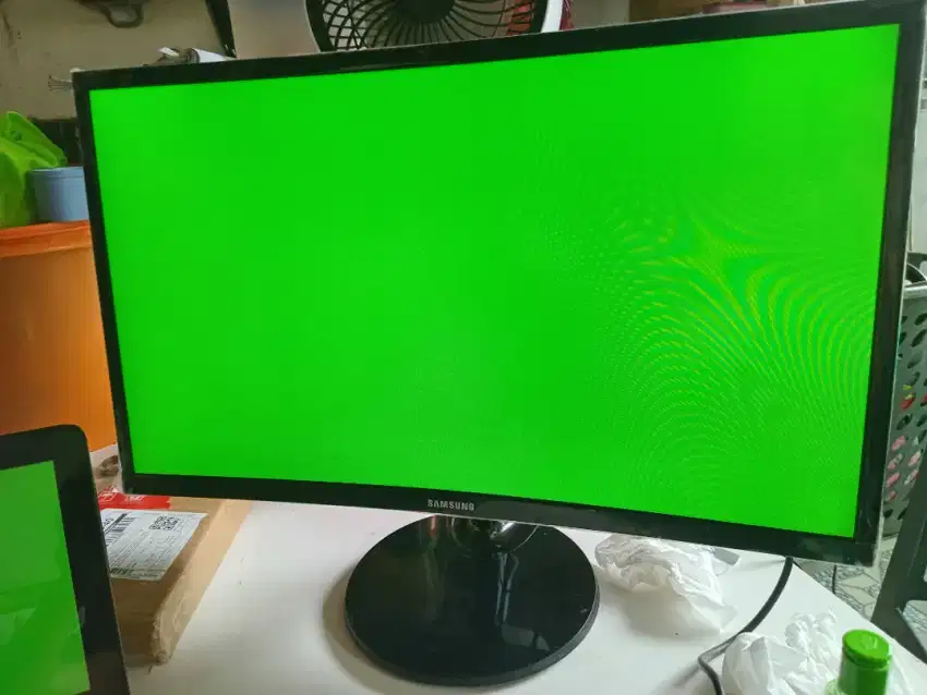 Monitor curve melengkung samsung 24in no minus bekasi karawang cod