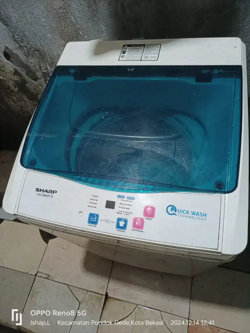Jual mesin cuci Sharp 6,5kilo