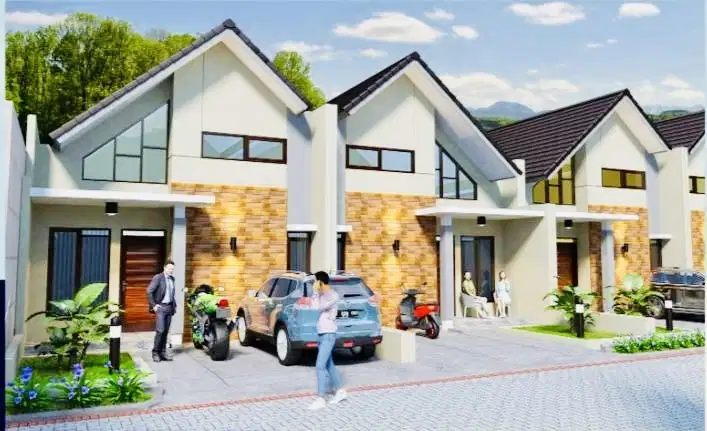 Rumah Baru Cluster Indent Design Minimalis Modern Dekat Kampus Dan RS