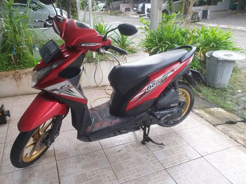 HONDA BEAT 2016 CBS ISS FI MERAH PAJAK ON PLAT ON SURAT LENGKAP