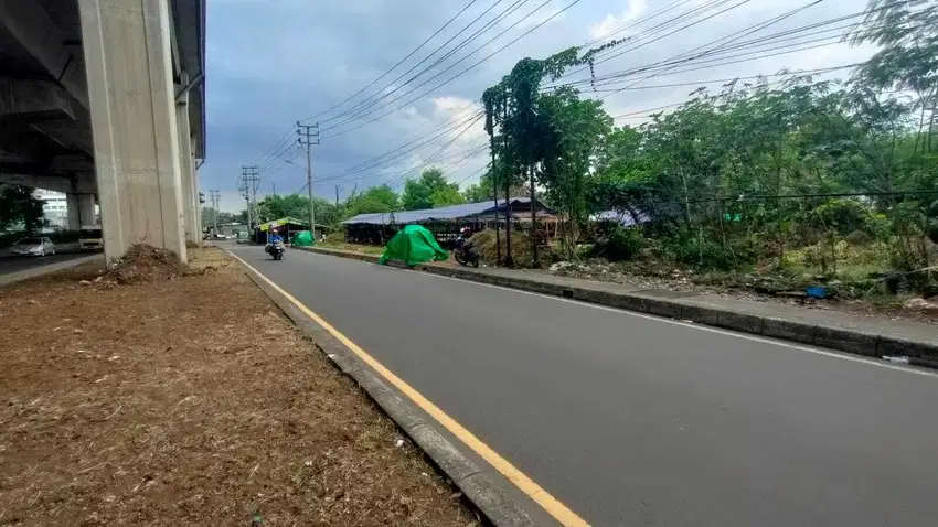 DIJUAL LAHAN KOMERSIAL DI JL. KH SHOLEH ISKANDAR KEL CIBADAK, KEC TANA