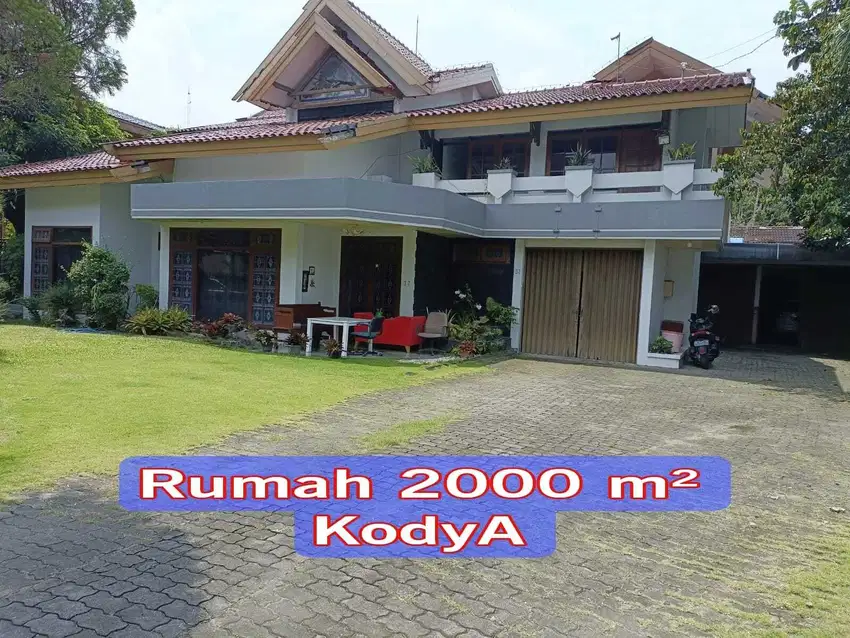 Rumah Dalam Kota Luas 2000 Meter Timoho Kodya