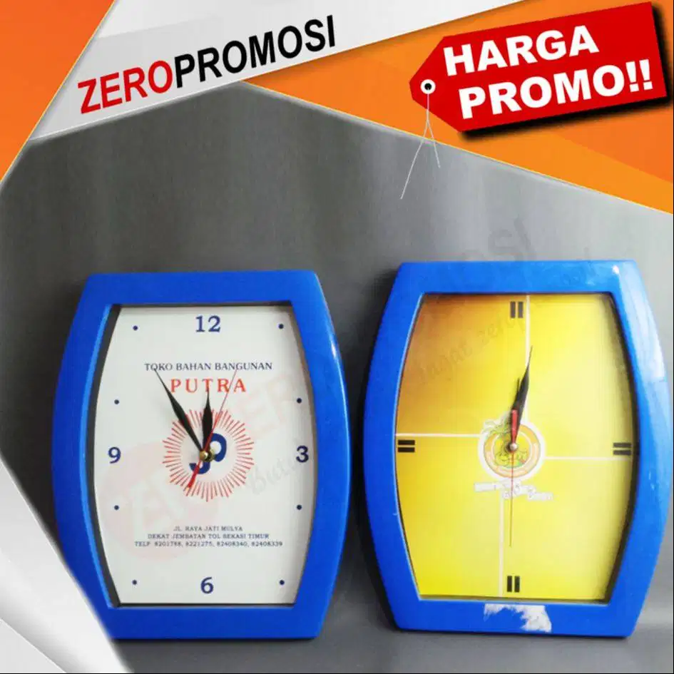 Souvenir Jam Dinding Custom