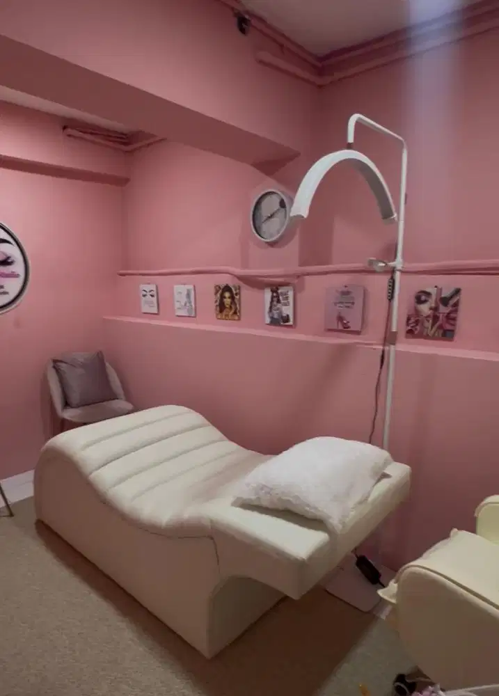 Kasur Tempat Tidur Kursi Eyelash Mewah Estetik