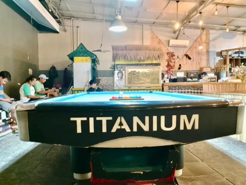 Dijual De Belle Billiard - Titanium Oval Pro 9 Feet Pool Table