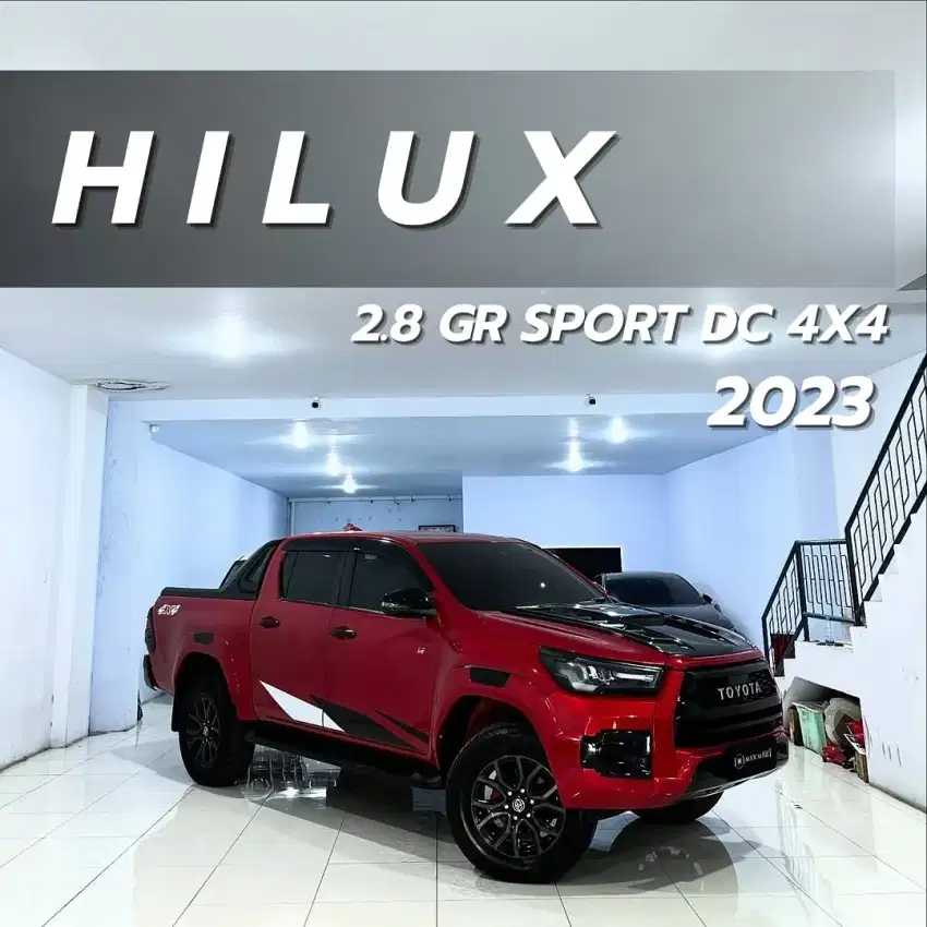 [ODO 13RB‼️] TOYOTA HILUX 2.8 D-CAB 4X4 GR AT 2023 pemakaian 2024