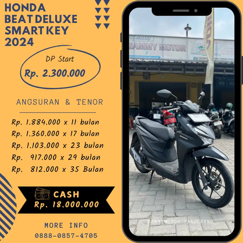 BEAT DELUXE SMART KEY 2024