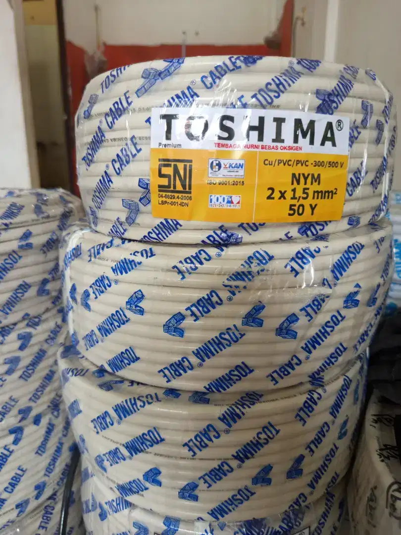 Kabel listrik tembaga 2x1,5