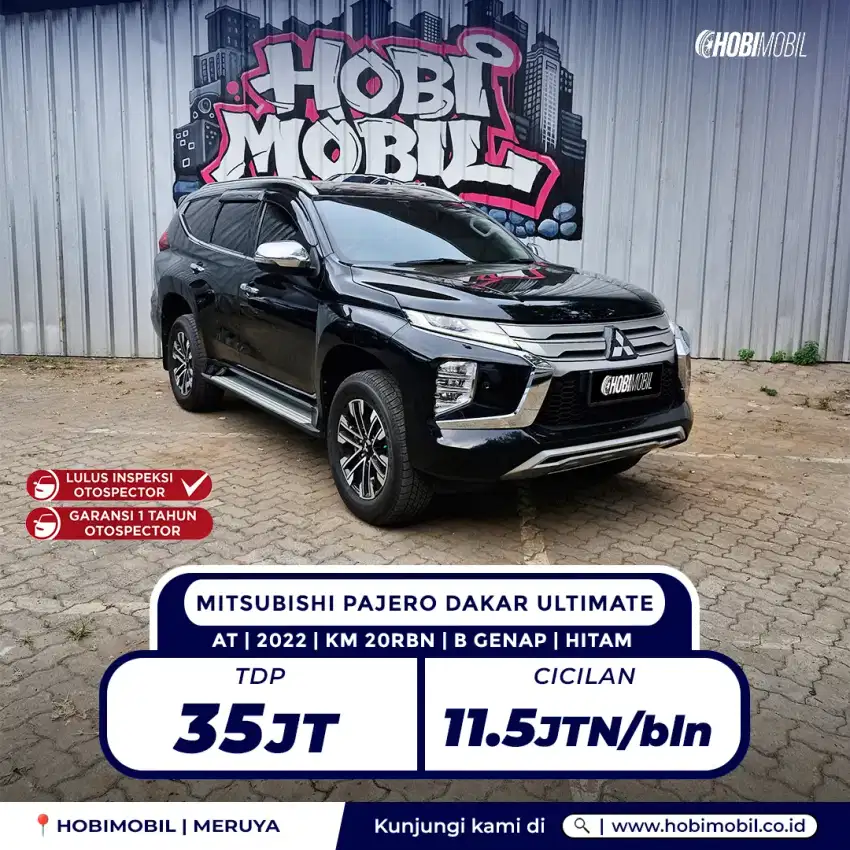 Pajero dakar 4x2 at 2022 garansi 5 tahun