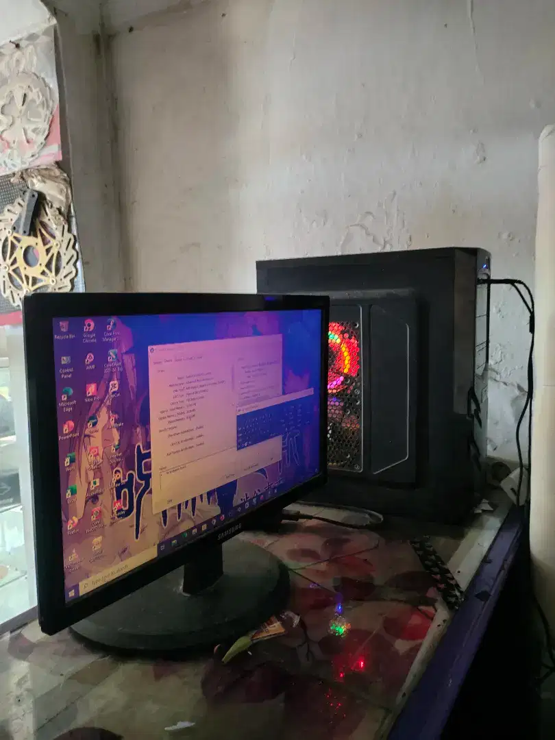Jual komputer dan layar aja spek i3 vga radeon rx 550