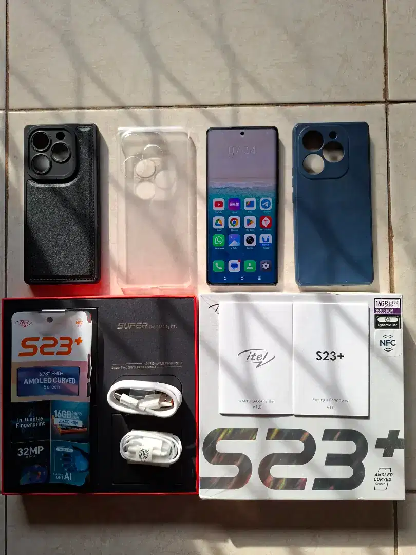 Itel S23 Plus 8+8/256 Fullset Mulus (2 Unit)