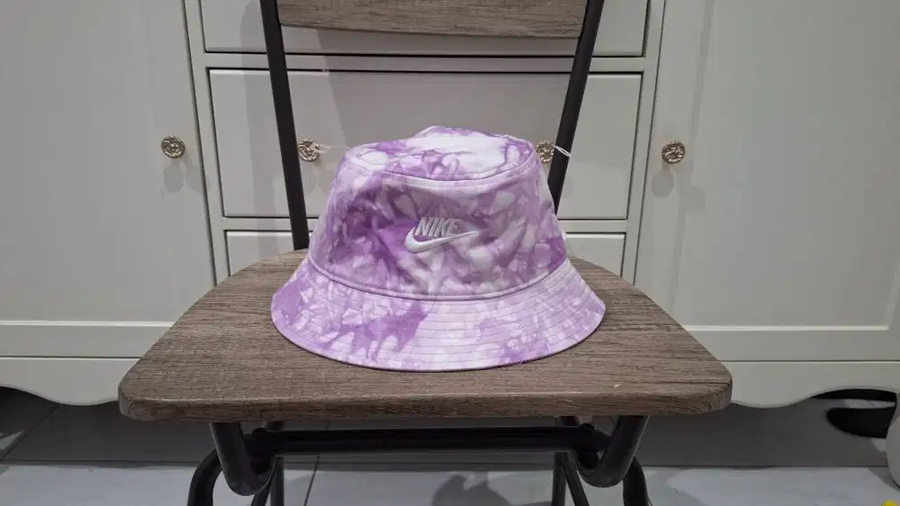 Topi NIKE (Size M) - NK Apex Bucket SQ Tie Dye Hat Original 100%
