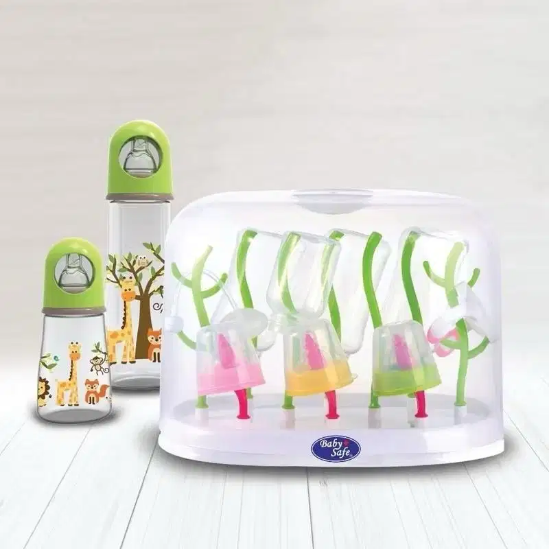 Babysafe drying rack with cover