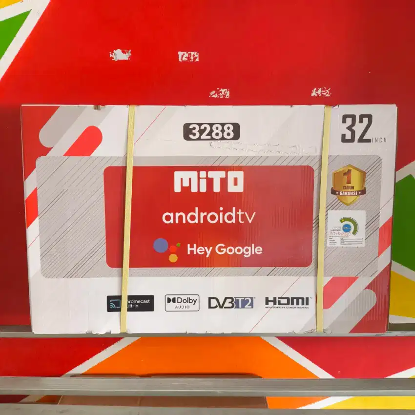 KREDIT TANPA DP ANDROID TV MITO 32INCH GARANSI RESMI
