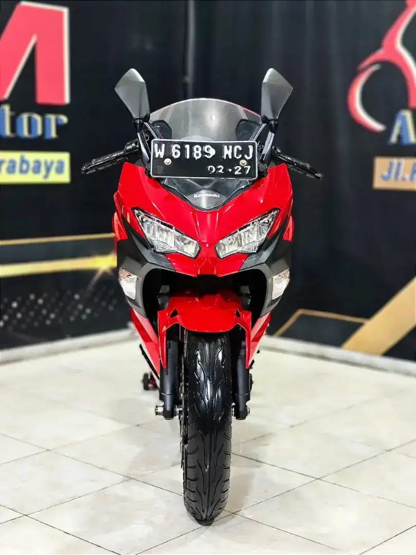Kawasaki New Ninja 250 FI STD 2022 red glossy Anugerah motor rungkut