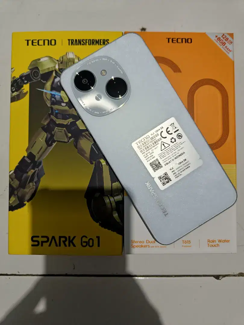 Tecno Spark Go 1 4+4/128GB Fullset ( Garansi Febuari 2026 )
