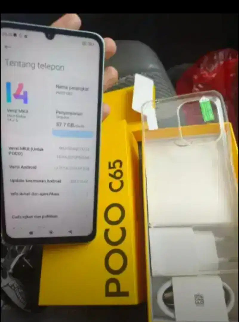 Xiaomi Poco C65 Like new 8/256 fullset mulus