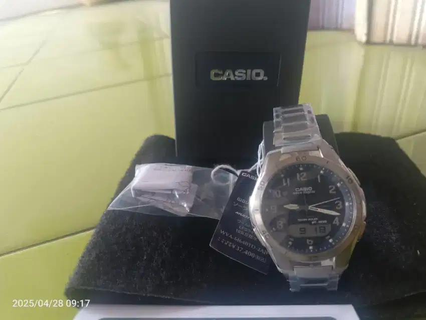 JUAL SANTAI Jam Tangan Casio Wave Chapter seri WVA-M640D-2A2JF