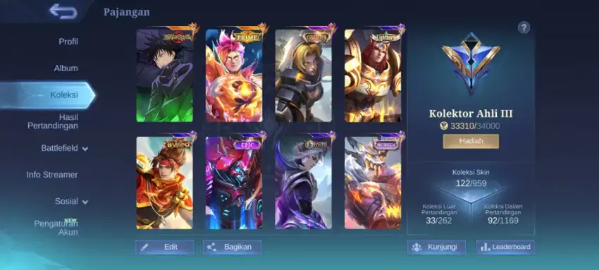 Akun Mobile Legend