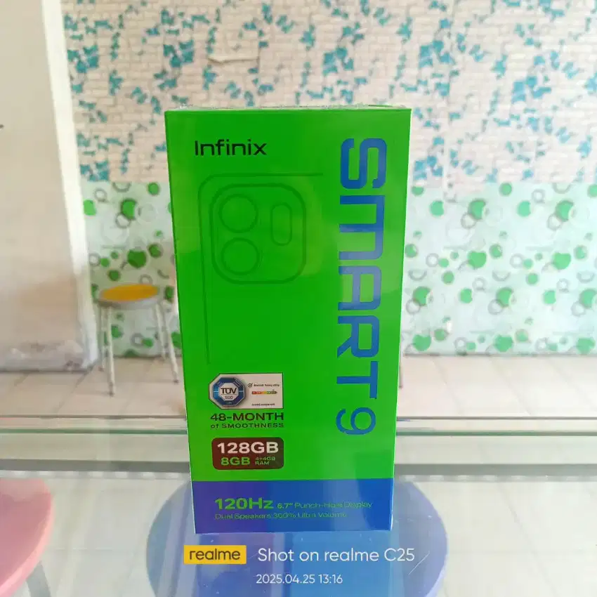Infinix Smart 9 4/128 BARU garansi resmi 1th bisa TT atau Kredit