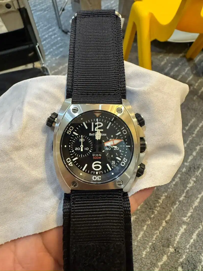 Bell&ross BR-02 ,diver swiss movement 500 meter