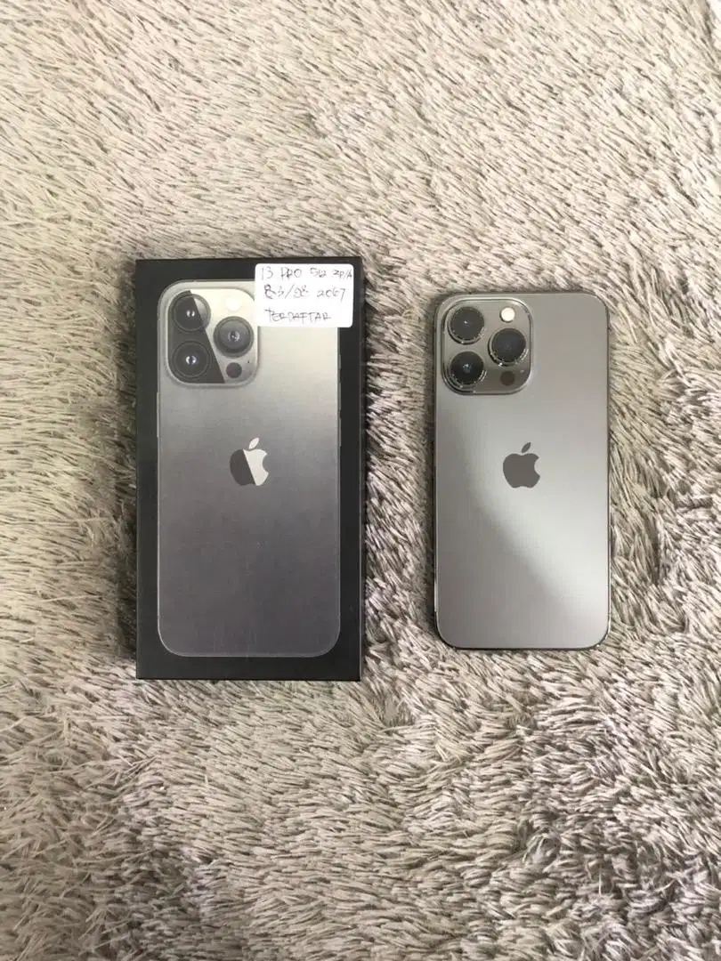 IPhone 13 Pro 512GB Graphite mulus Fullset BH 83% 3Utool 98 Permanent