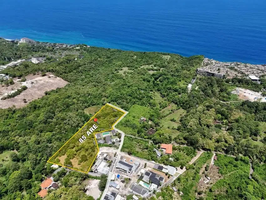 85 ARE FREEHOLD LAND IN PECATU with OCEAN VIEW‼