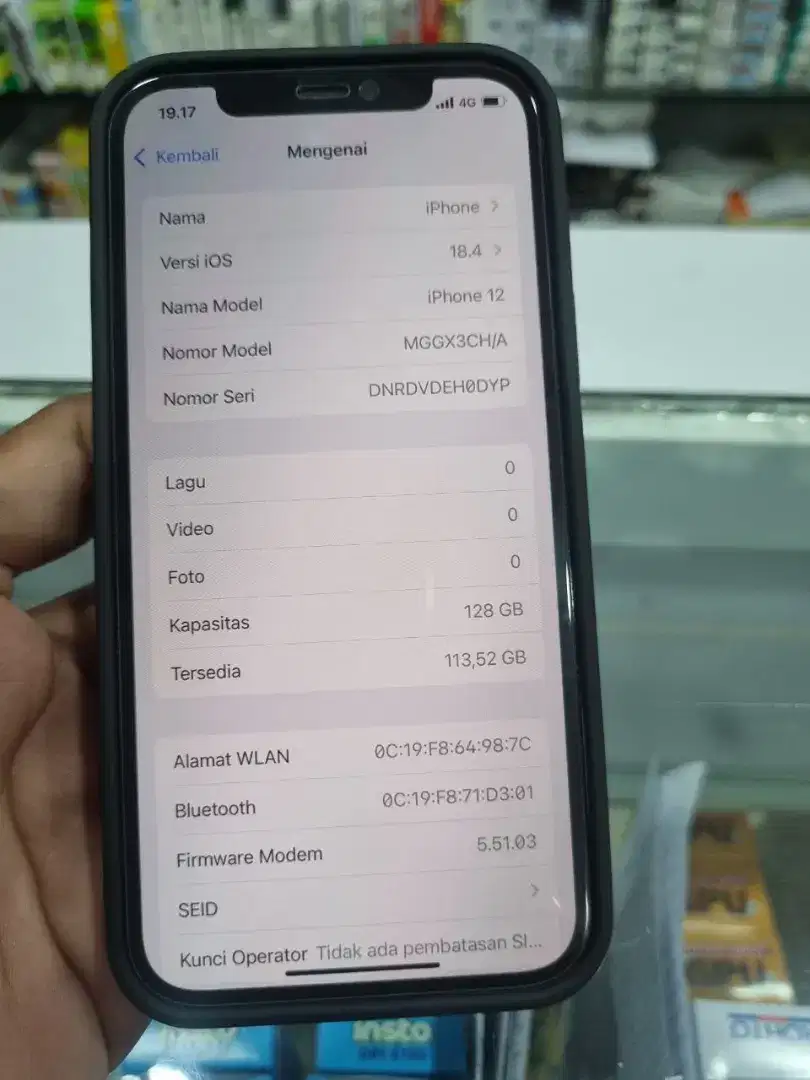 Iphone 12 128Gb ud lama bngey pke all operator dan no minus bs TT