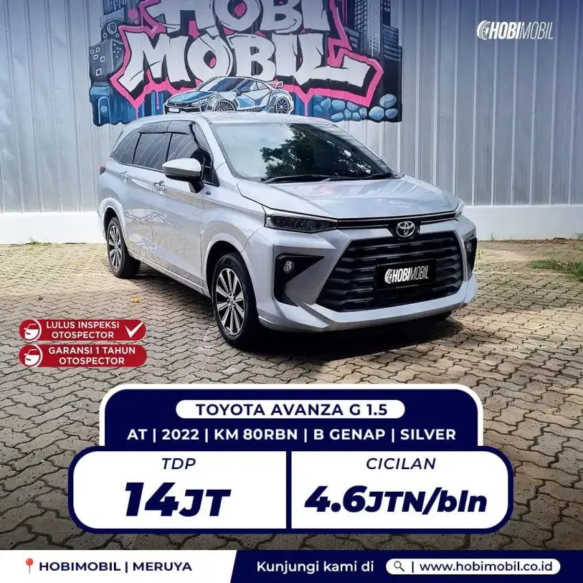 Avanza G 1.5 NON TSS AT Thn 2022
