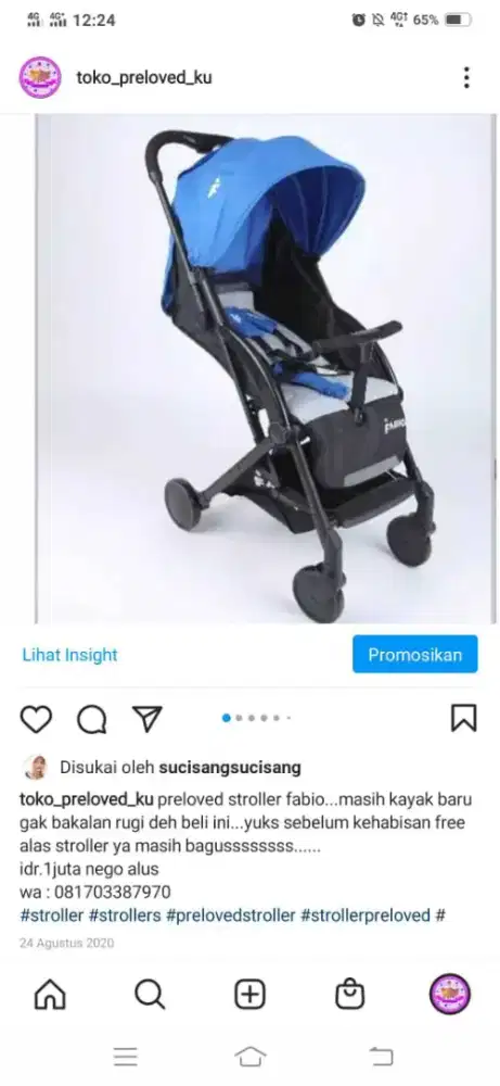 Stroller bayi murah