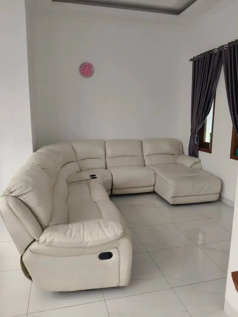Sofa recliner 1set kulit ORI merk informa