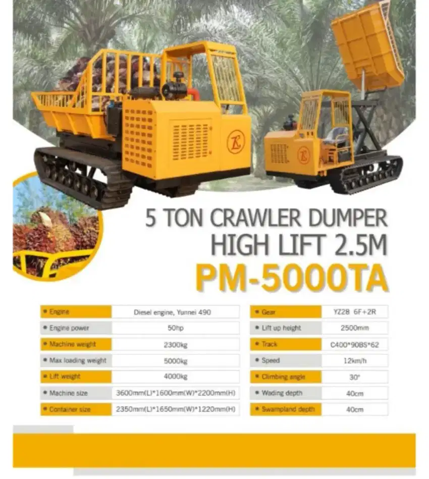 Crawler Dumper 5 Ton