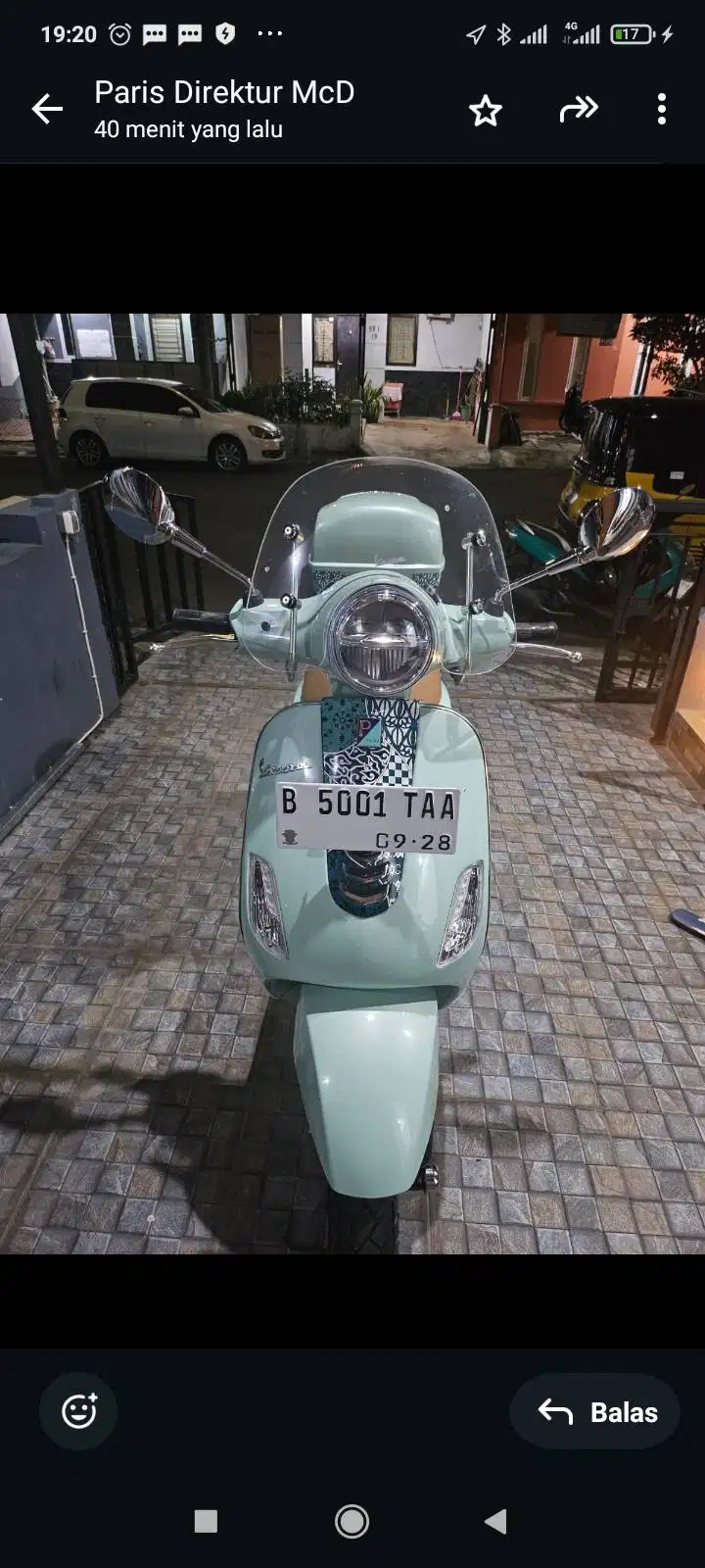 Vespa batic limited edition