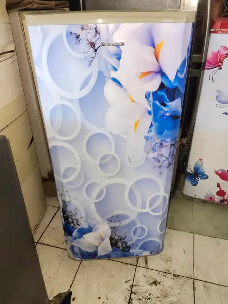 Kulkas panasonic 1pintu normal dingin beku siap pakai