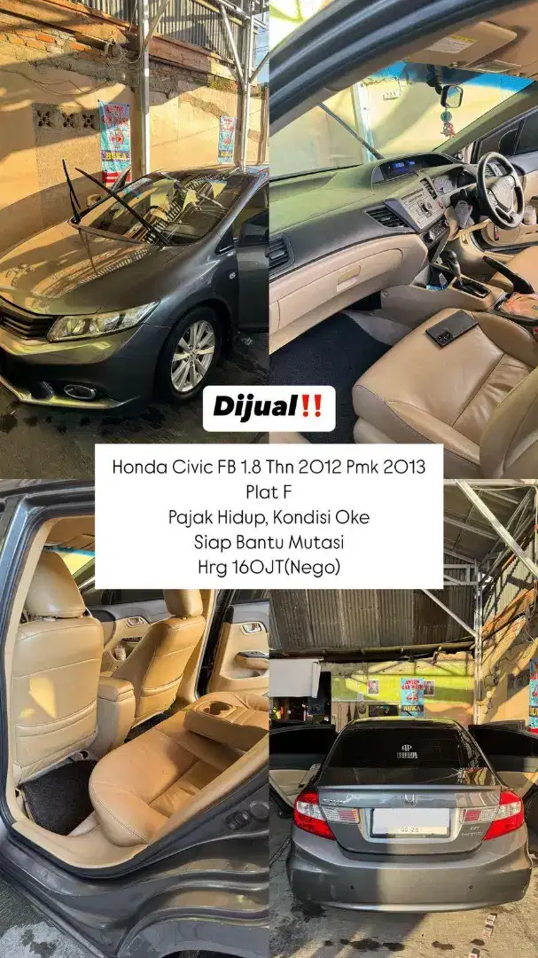 HONDA CIVIC FB 2012