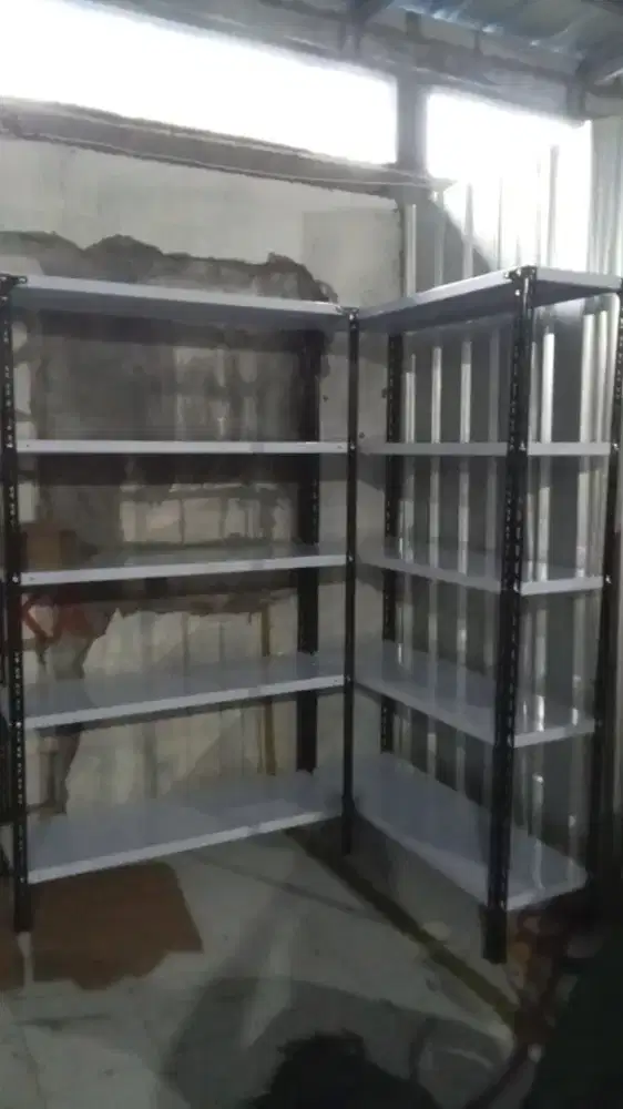 Rak besi siku susun 5