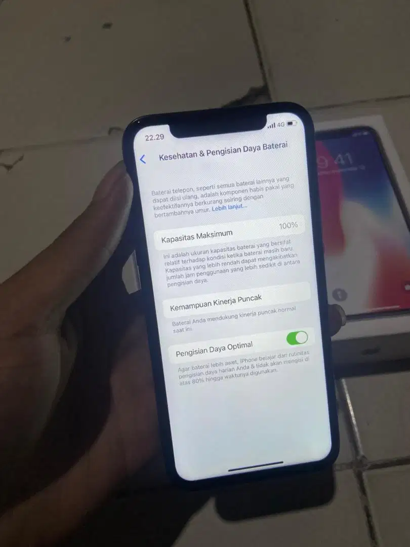 Iphone x 256gb ex inter