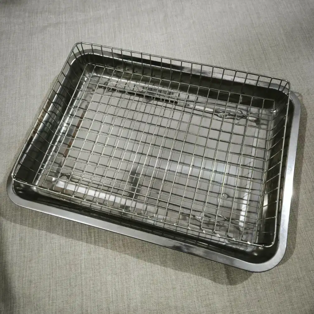 Cooling rack rak keranjang peniris makanan dan gorengan stainless