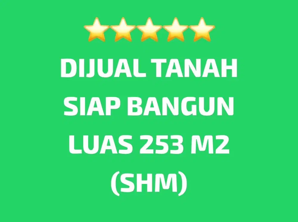 BU DIJUAL TANAH KAVLING PUNYA PRIBADI