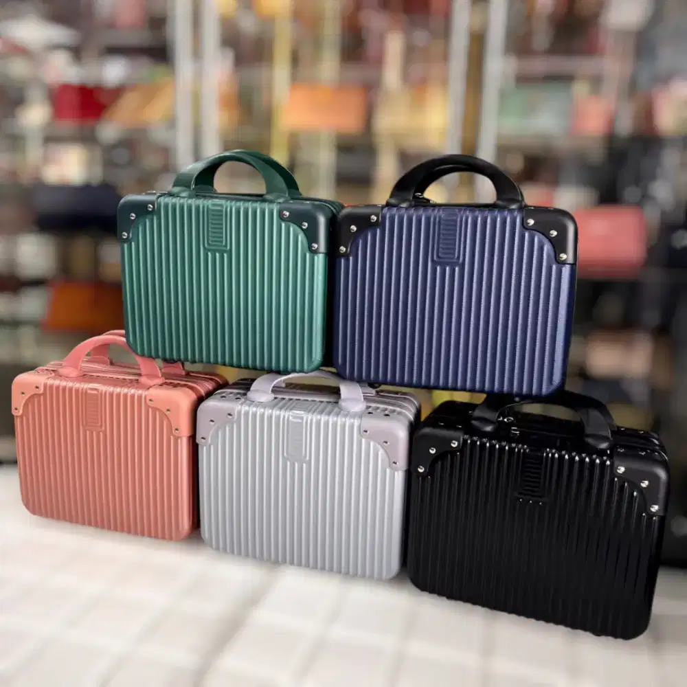 Ready siap antar! Koper make up traveling/ beauty case 12 inch