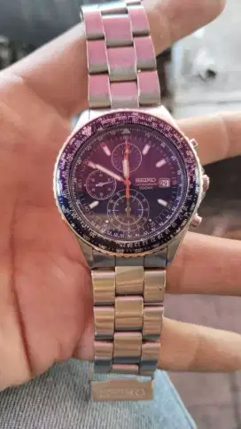 Seiko Chronograph Flight Master Pilot SND255P1 Blue Dial