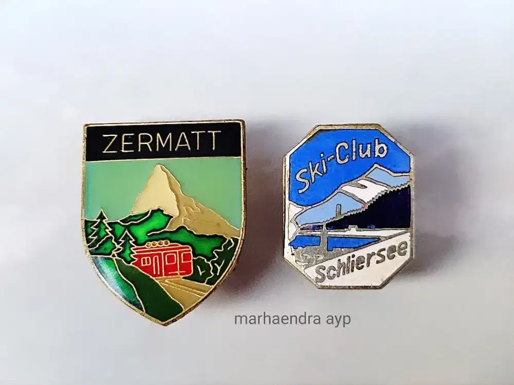 Pin bros enamel eropa kuno vintage