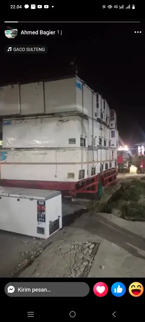 Terima borongan elektronik bekas/rusak: AC, kulkas, freezer, showcase
