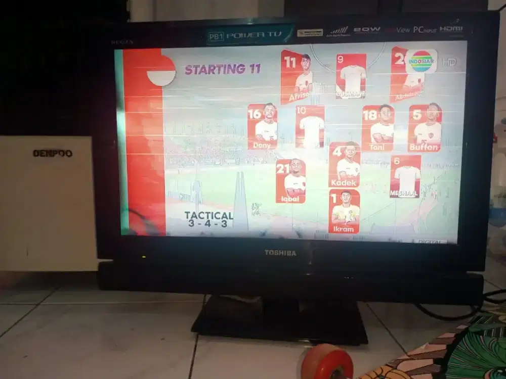 LCD 24inc TOSHIBA Regza PB1 layar garet