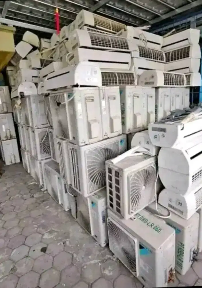 Terima borongan elektronik bekas/rusak: AC, kulkas, freezer, showcase