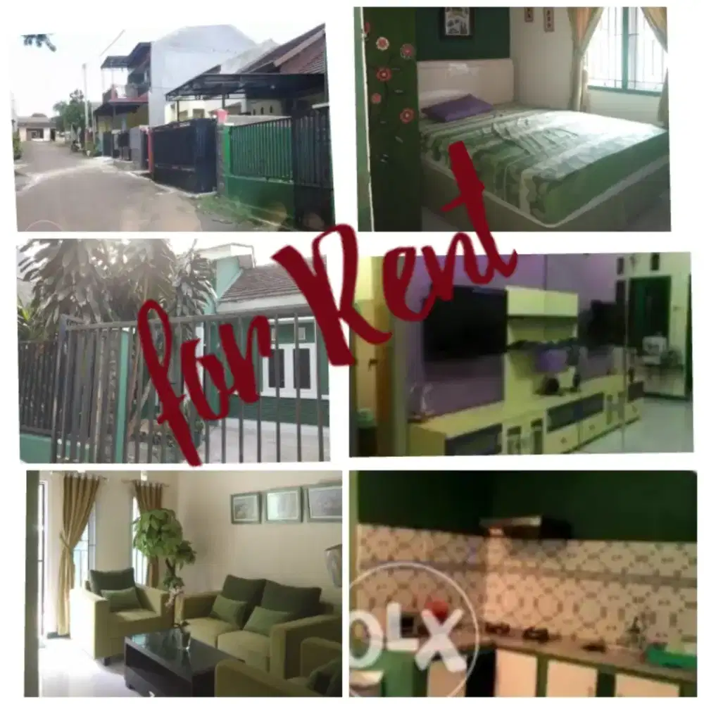 Rumah Full Furnished,Aman, Bebas Banjir