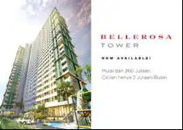 DIJUAL APARTEMEN SERPONG GARDEN TOWER BELLEROSA CISAUK