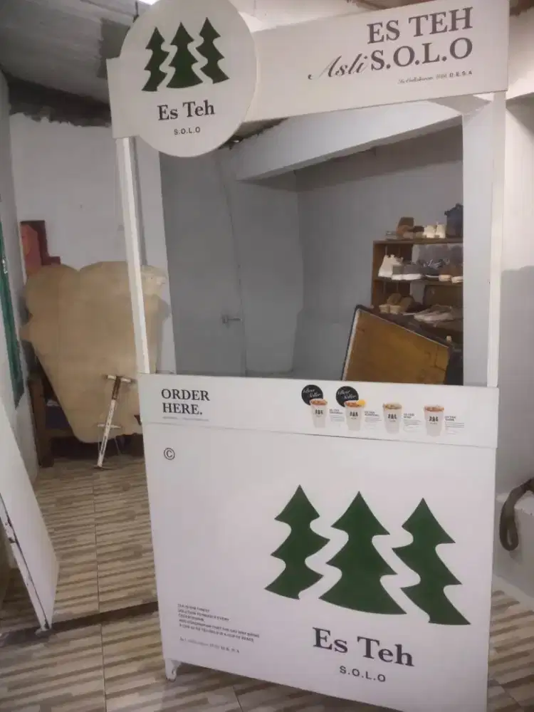Perlengkapan Usaha Booth Es Teh Solo Full Set