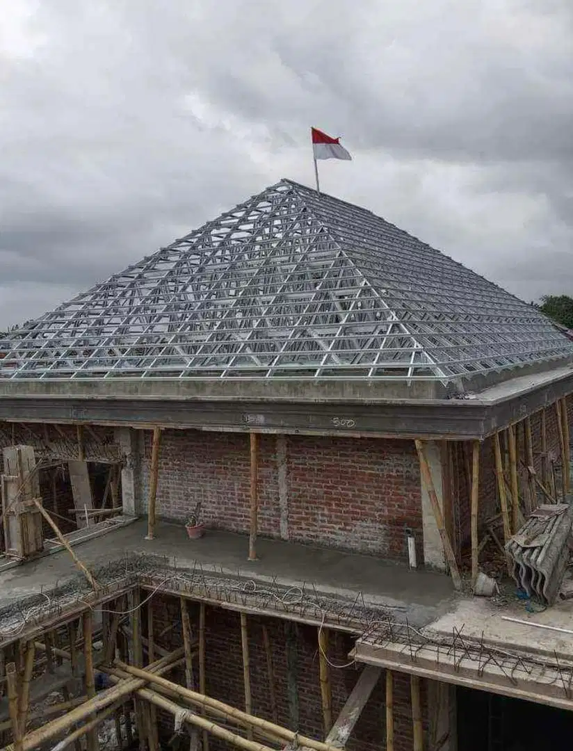 baja ringan rangka atap dan atap rumah terpasang murah bergaransi